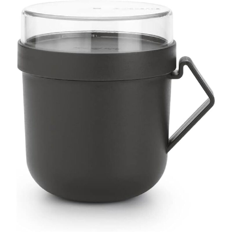 foto del prodotto brabantia make take contenitore per zuppe 0.6l scomparto separato per condimenti ermetico ampia apertura adatto per congelatore adatto