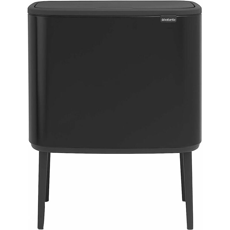 foto del prodotto brabantia pattumiera, nero opaco, 36 litri