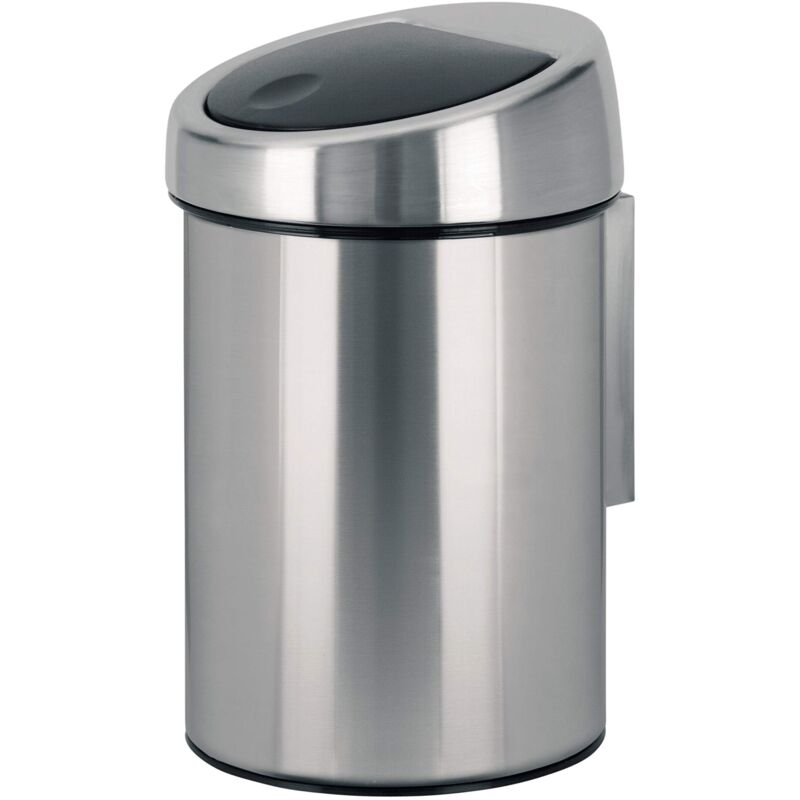 foto del prodotto brabantia touch bin anti impronte, inox satinato fpp,3 l