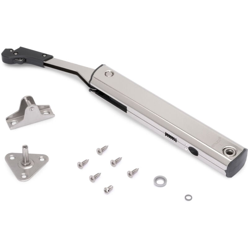 foto del prodotto braccetto per ante elevabile altius one, gamma di forza 576 959, acciaio, nichelato emuca