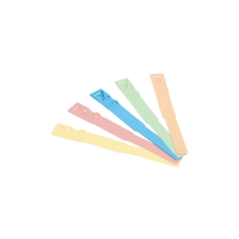 foto del prodotto bracciale in plastica kerbl per manzo, 37 x 3,8 cm, blu