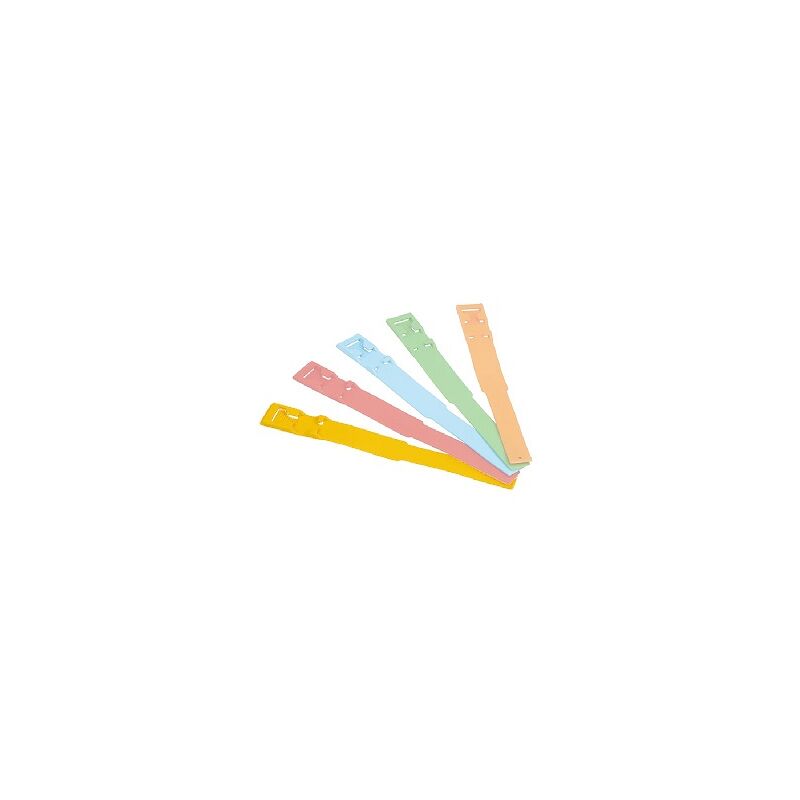 foto del prodotto bracciale in plastica kerbl per manzo, 37 x 3,8 cm, giallo