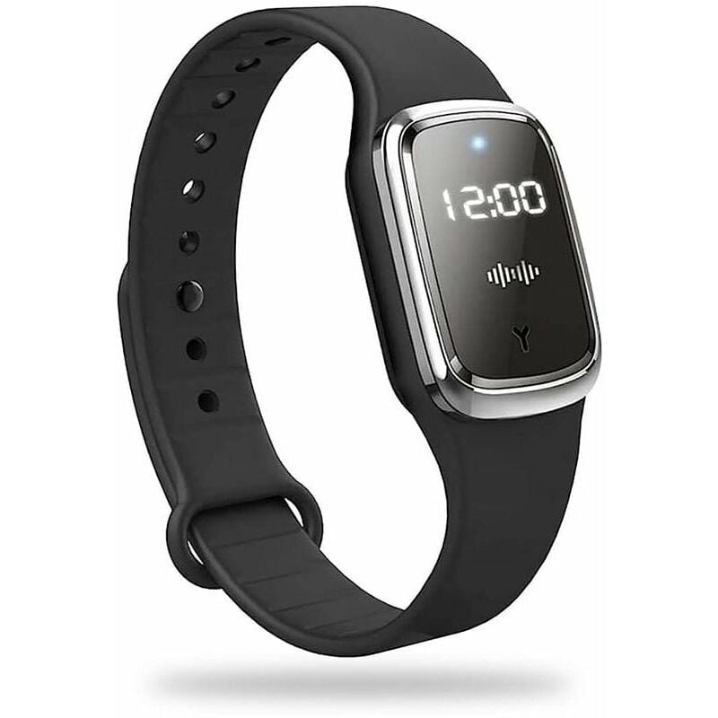 foto del prodotto bracciale repellente per zanzare, orologio repellente per zanzare impermeabile ad ultrasuoni ricaricabile tramite usb per interni ed esterni, adulti