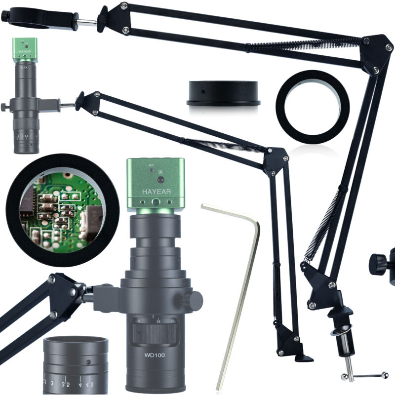 foto del prodotto braccio/braccio regolabile per il microscopio digitale odm-180x da 50 mm