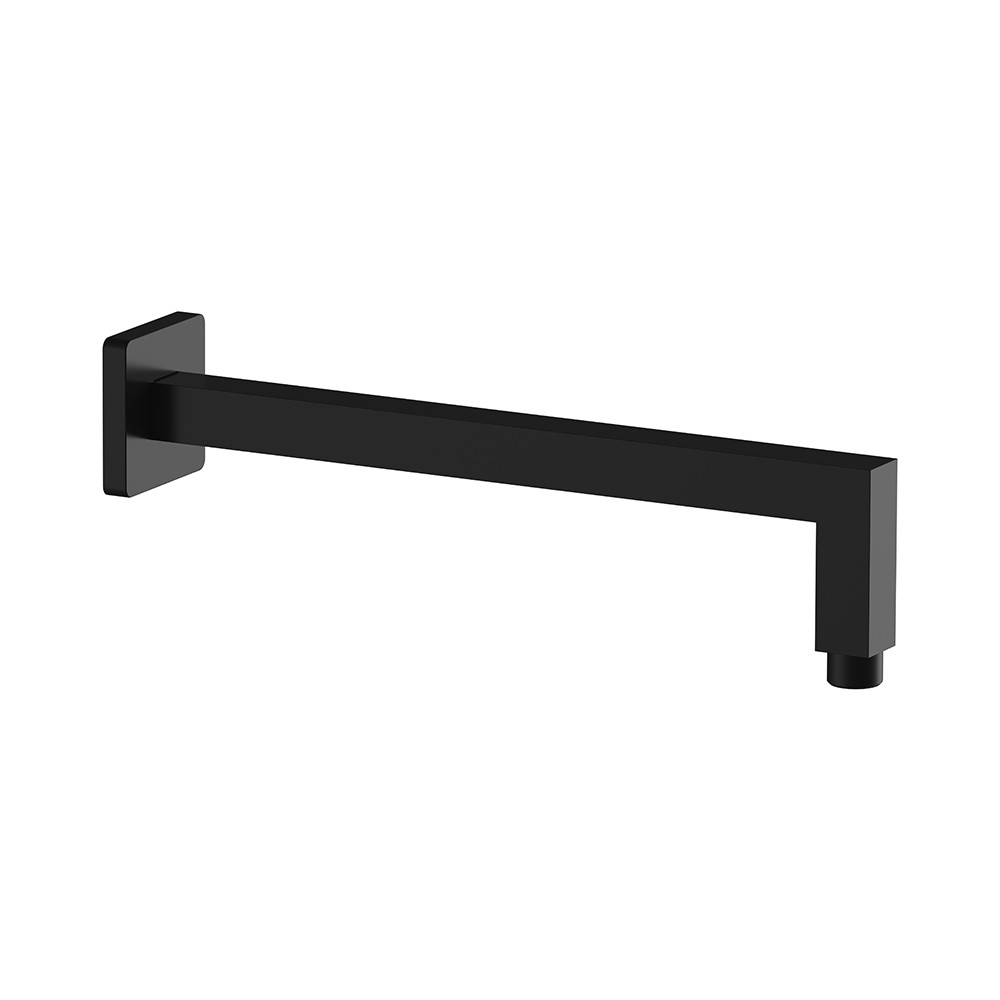 foto del prodotto braccio doccia 30 cm nero opaco in ottone