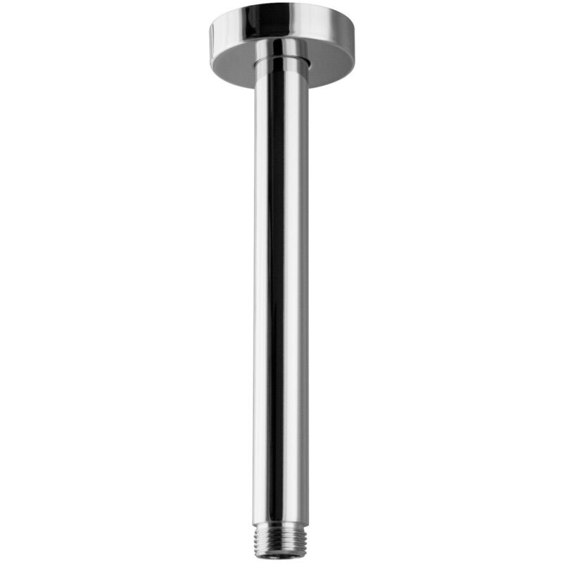 foto del prodotto braccio doccia a soffitto per soffione in ottone cromato lungo 35 cm mod. alfa