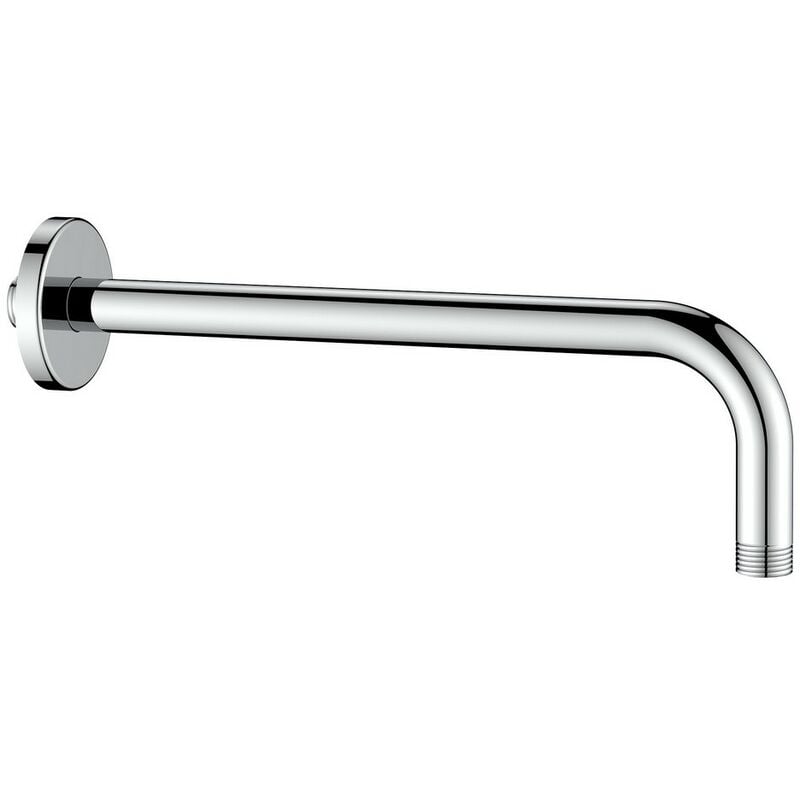 foto del prodotto braccio doccia curvo tondo cromato 30cm idro bric sapbra0040cr