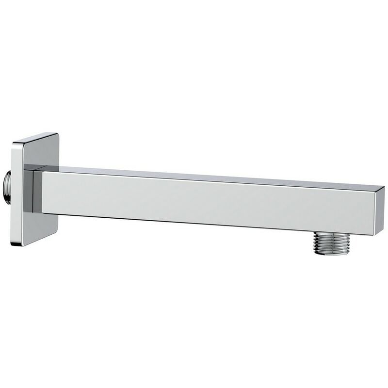 foto del prodotto braccio doccia quadrato 25x25mm lunghezza 20cm idrobric sapbra0042cr