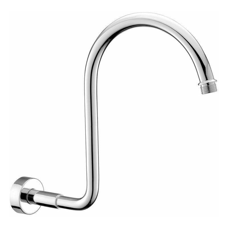 foto del prodotto braccio doccia tondo in ottone 320 mm damast 12613 cromo