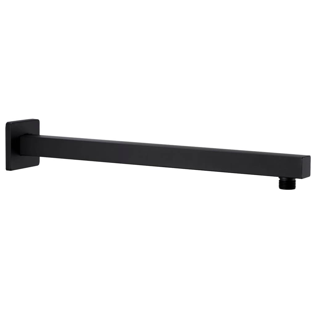 foto del prodotto braccio supporto doccia quadrato acciaio inox 201 nero 40 cm 02 0003282