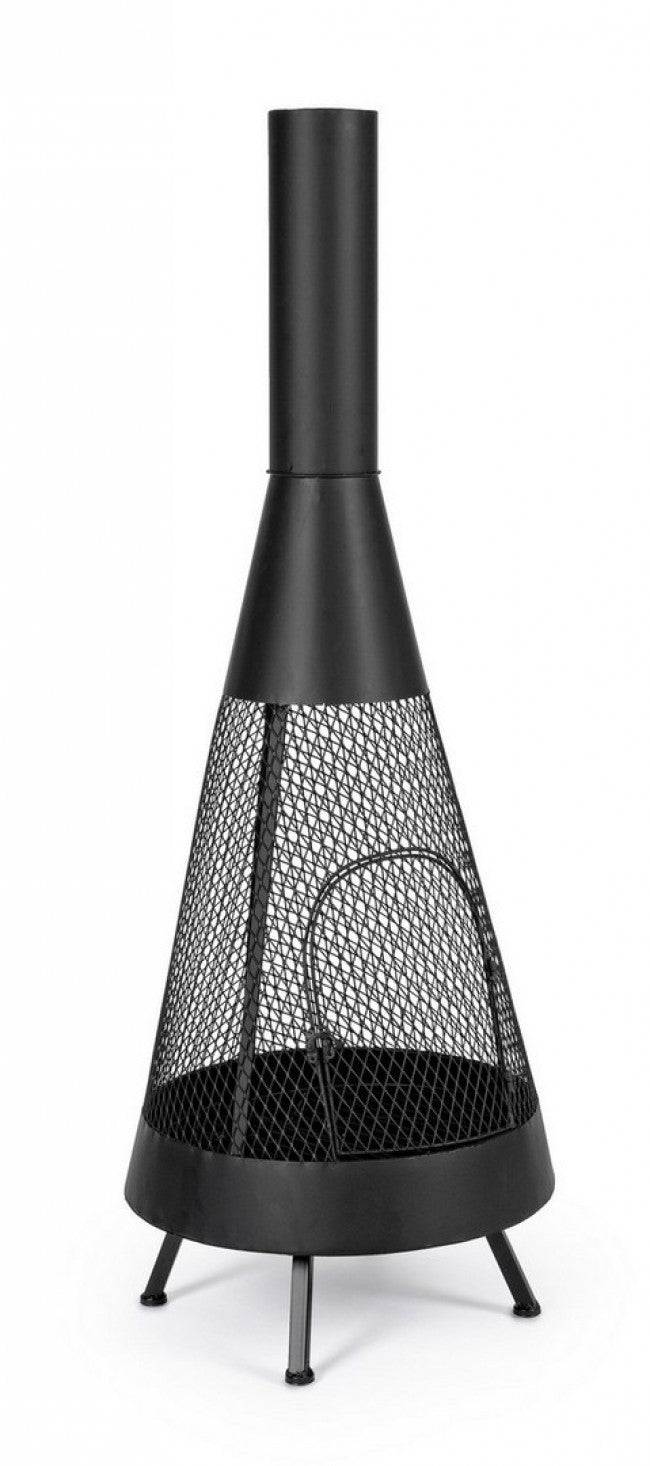 foto del prodotto braciere da giardino ø50x138h cm efesto nero