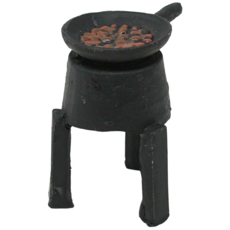 foto del prodotto braciere in resina con castagne 5x3,5x5 cm 11830