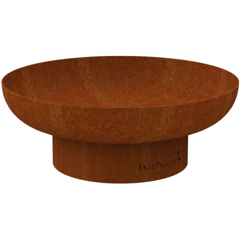 foto del prodotto braciere per legna barbecook jack in acciaio corten, diametro 60 cm