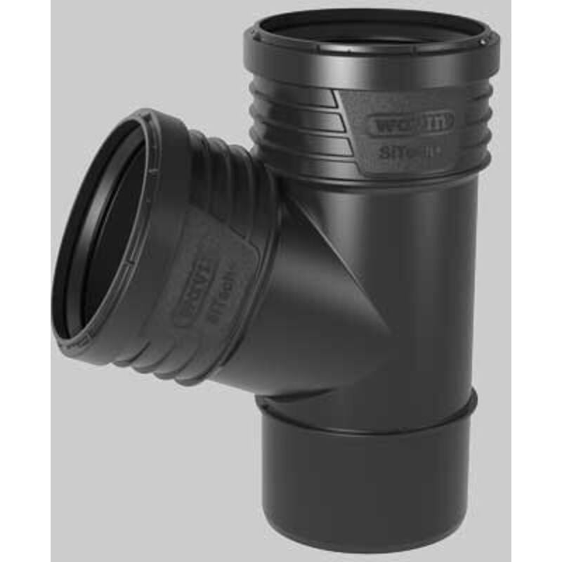 foto del prodotto braga 45 ad innesto in pp con guarnizione serie sitech insonorizzata 40 wavin