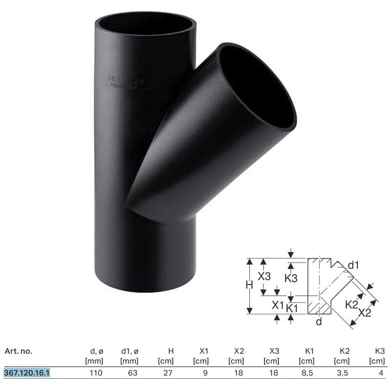foto del prodotto braga 45 pe hd 110x63 mm a saldare 367.120.16.1