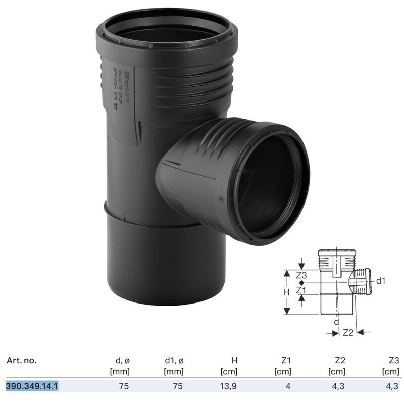foto del prodotto braga 87,5° geberit silent-pp ø75x75 mm 390.349.14.1