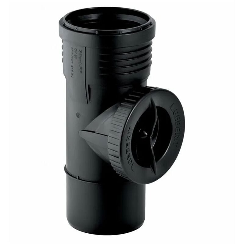 foto del prodotto braga d'ispezione 90 geberit silent-pp con apertura rotonda 50 mm 390.227.14.1