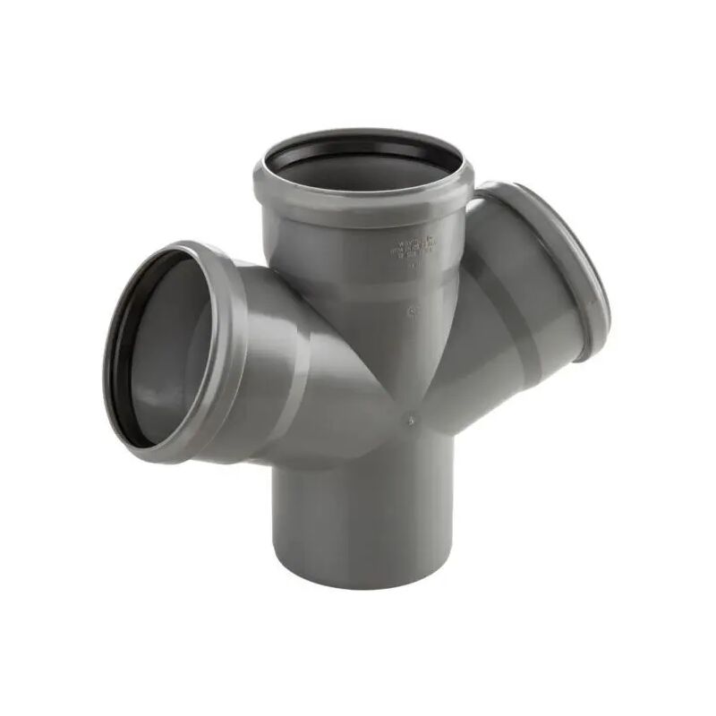 foto del prodotto braga doppia 67,5 ad innesto in pp con guarnizione serie ed tech 50 50 wavin