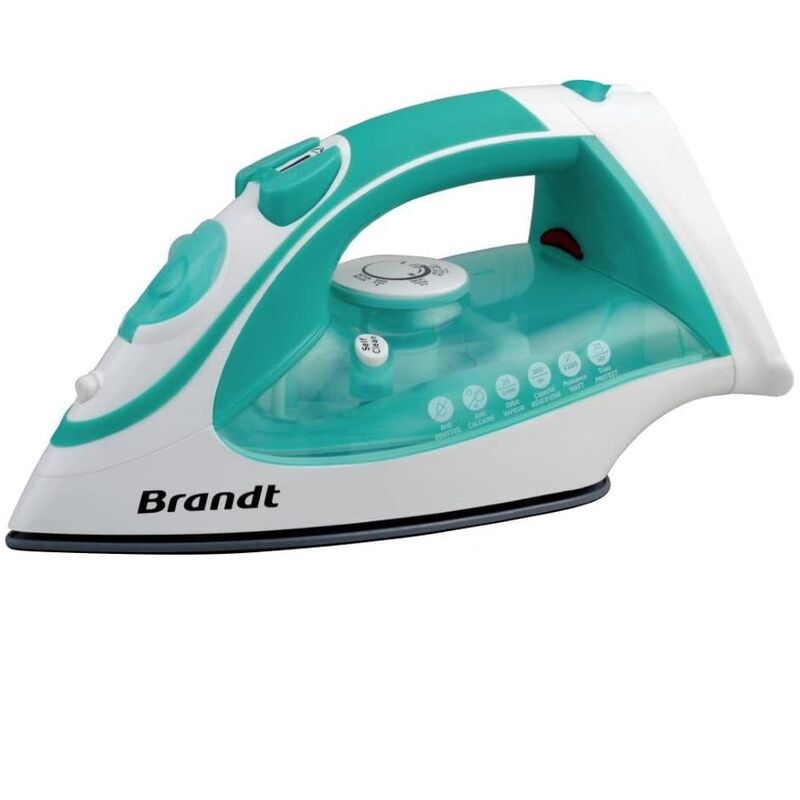 foto del prodotto brandt ferro 2200w 25gr anticalcare piastra ceramica antigoccia v bfv10g