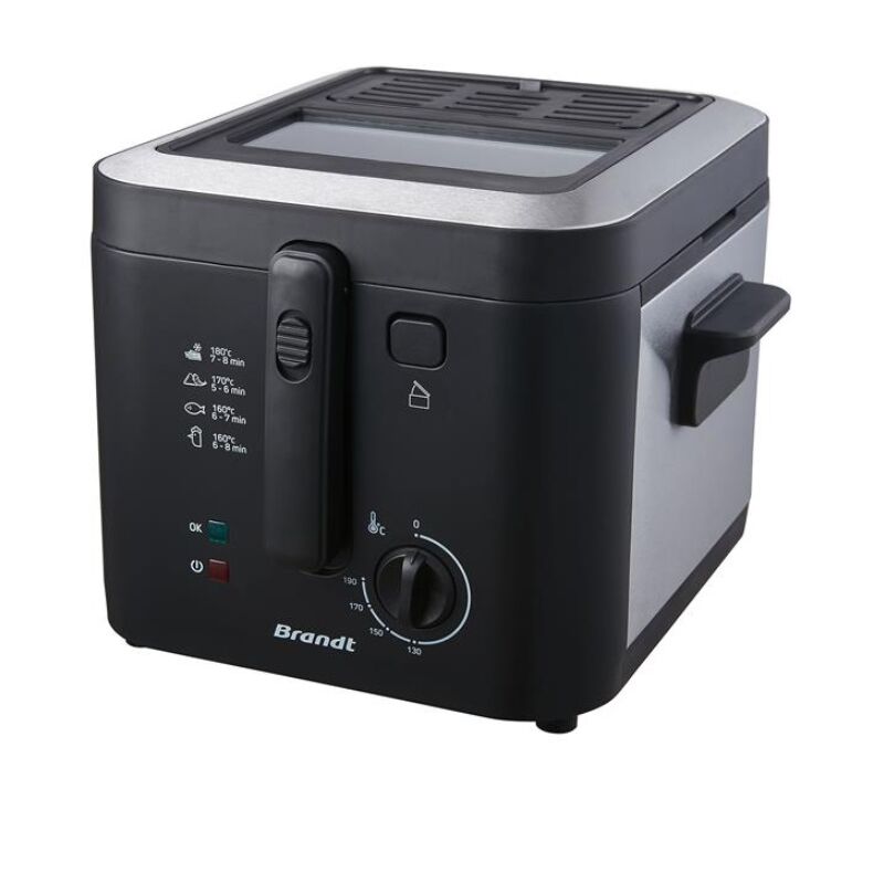 foto del prodotto brandt friggitrice in acciaio inox 4l 2250w fri25x2