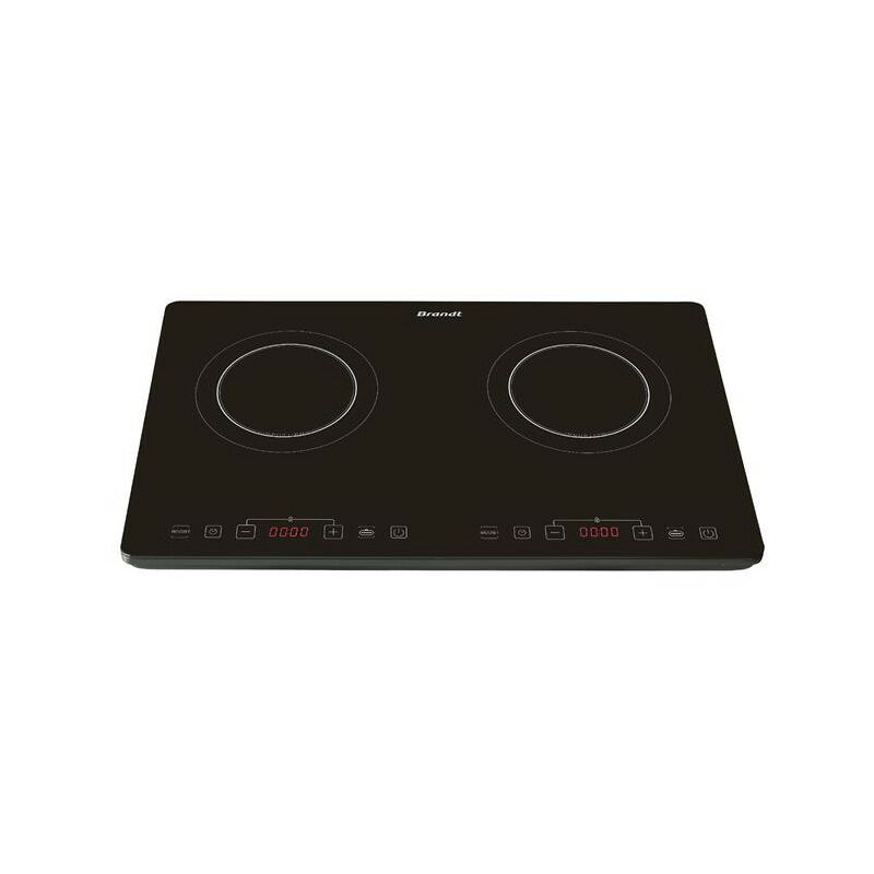 foto del prodotto brandt piano cottura a induzione 2 fuochi 3400w ti2slim1
