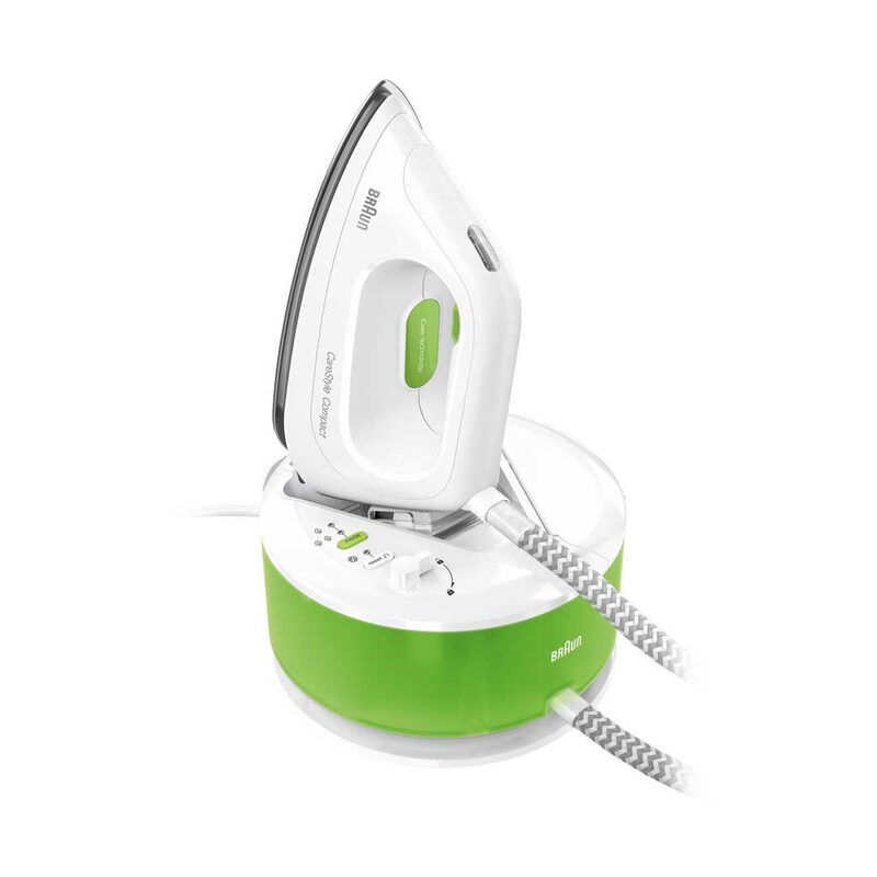 foto del prodotto braun 128801006 ferro da stiro a caldaia 2200 w 1,3 l verde, bianco