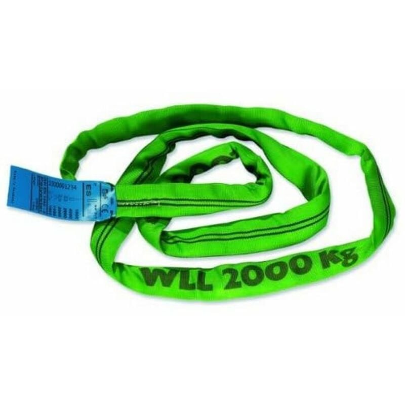 foto del prodotto braun 20011rs cinghia circolare 2000 kg, portata 1 m, infinita con anima in poliestere, colore verde