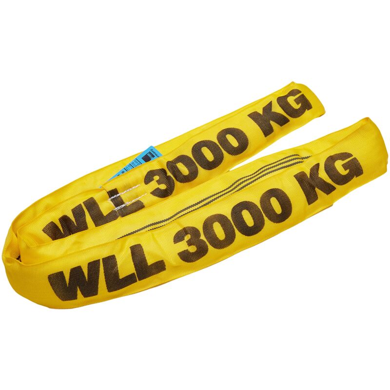 foto del prodotto braun 30021rs cinghia circolare 3000 kg, portata 2 m, infinita con anima in poliestere, colore giallo