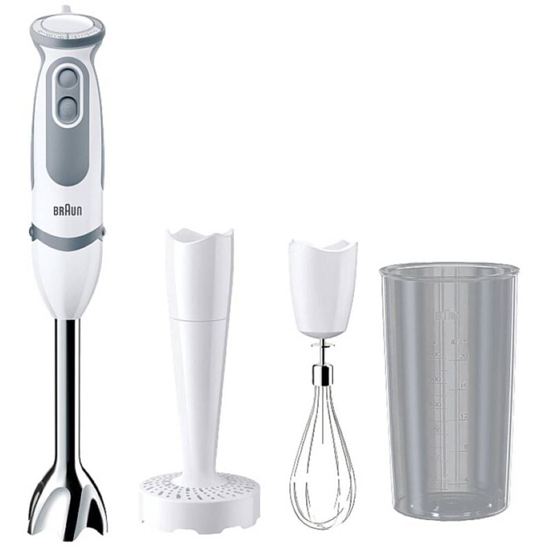 foto del prodotto braun 4191 mq5207wh hb int s12 frullatore ad immersione 1000 w sbattitore, con misurino, schiaccia patate, senza