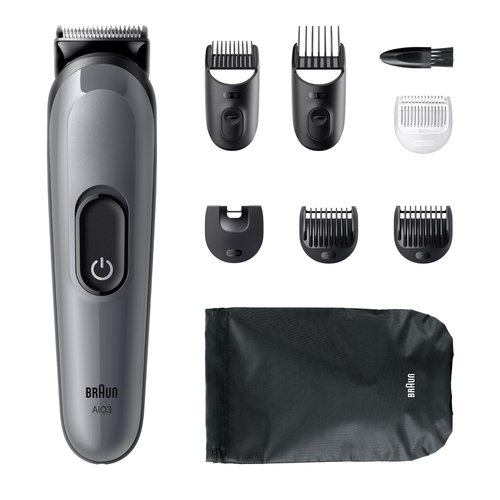 foto del prodotto braun aio3540 tagliacapelli nero, grigio 14 nichel metallo idruro nimh 