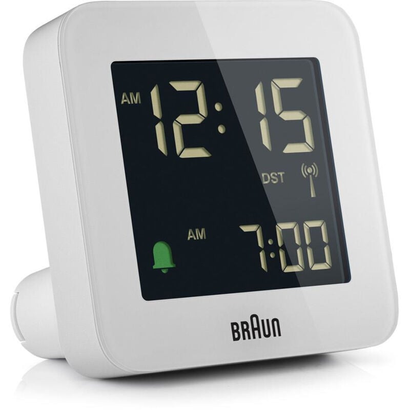 foto del prodotto braun bc09 dcf sveglia digitale white