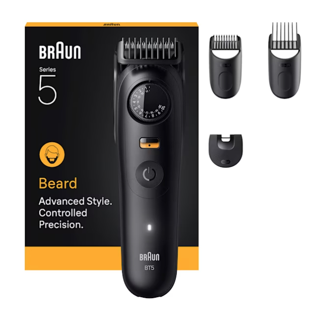foto del prodotto braun beardtrimmer 9 bt5520 regolabarba batteria 40 2 cm bagnato e secco nero