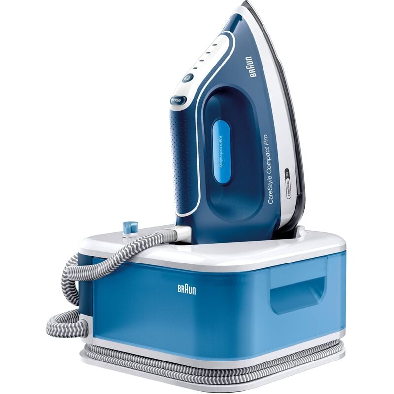 foto del prodotto braun carestyle compact pro is2565 ferro da stiro a vapore con 5 anni di assistenza, ecomode, blocco ferro, stiratura verticale, serbatoio acqua