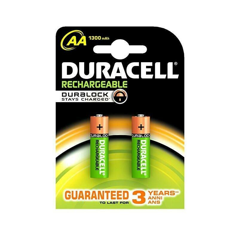 foto del prodotto braun duracell confezione 2 stilo ricaricabile value aa 1300mah hr6 valueaa