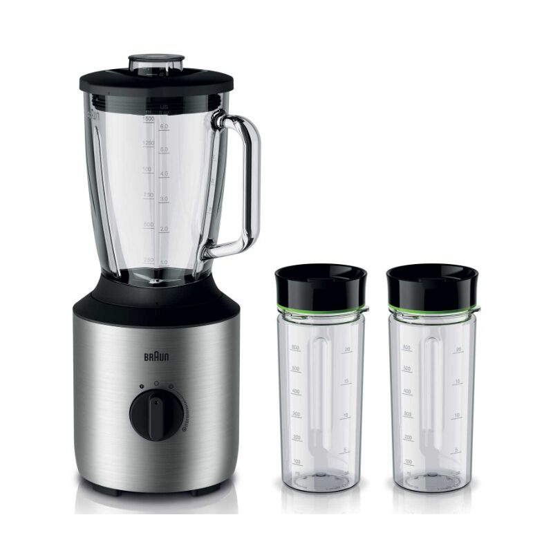 foto del prodotto braun frullatore 1,5 l 800 w in acciaio inox jb3272si