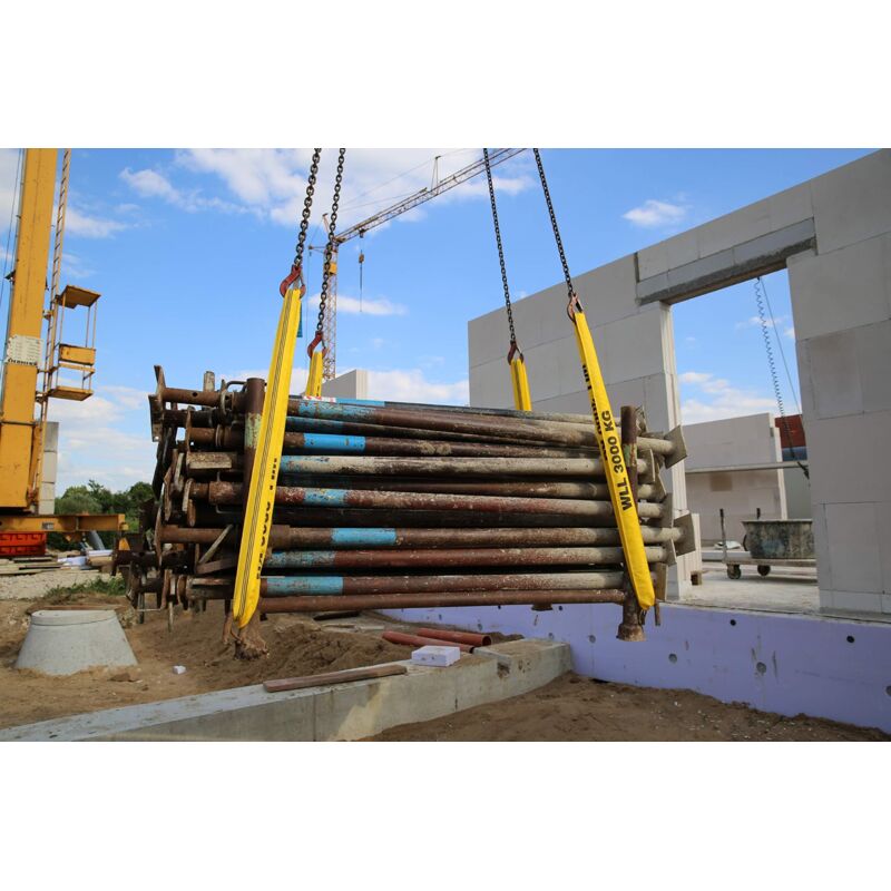 foto del prodotto braun gmbh 30031rs cinghia circolare 3000 kg, portata 3 m 1,50 m, lunghezza utile, infinita con anima in poliestere, colore giallo