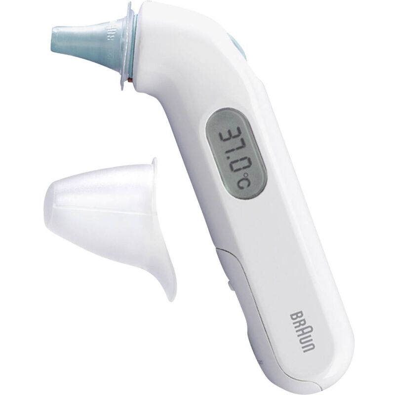 foto del prodotto braun irt3030 thermoscan 3 termometro auricolare a infrarossi custodia di protezione