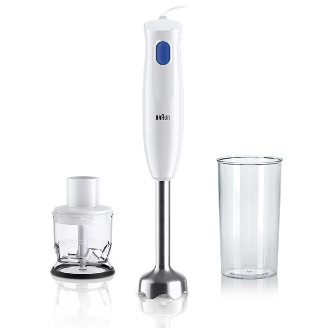 foto del prodotto braun mq10.2001m frullatore per cottura 450w bianco