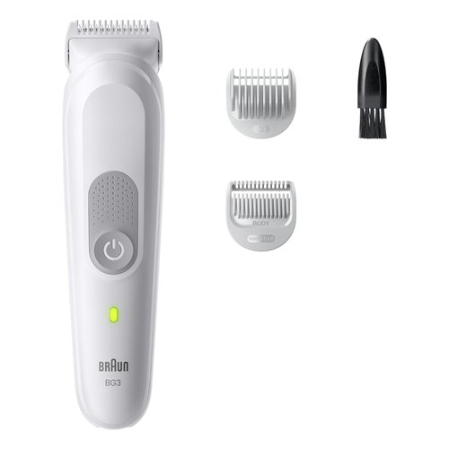 foto del prodotto braun series 3 bg3530 rasoio elettrico regolabarba tagliabasette grigio