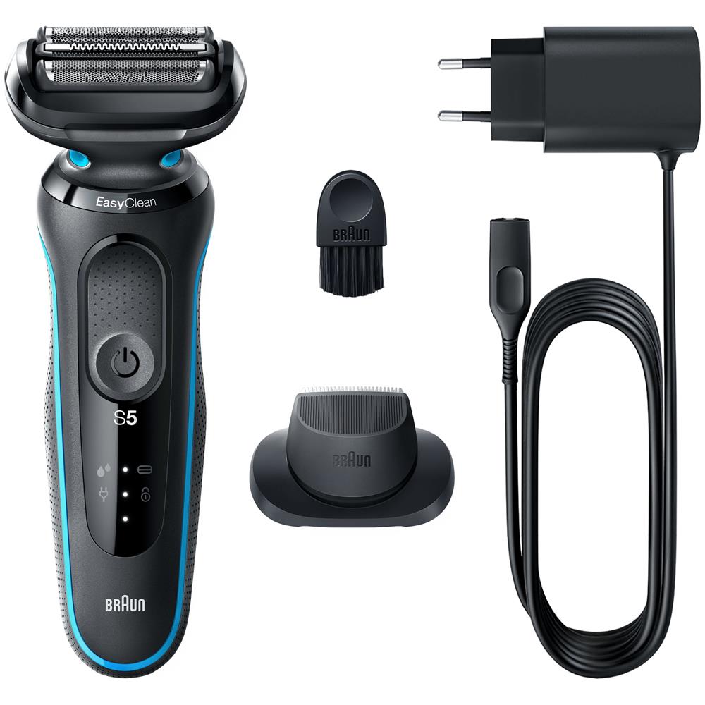 foto del prodotto braun series 5 51 m1200s rasoio elettrico trimmer nero, blu
