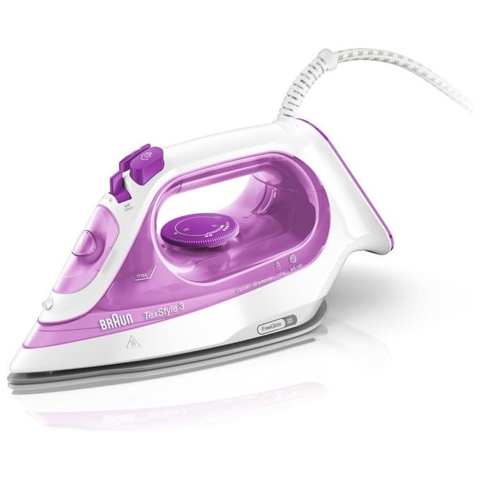 foto del prodotto braun si3030pu ferro da stiro a vapore 270 ml 2300w 45 g min colpo di vapore 140g superceramic
