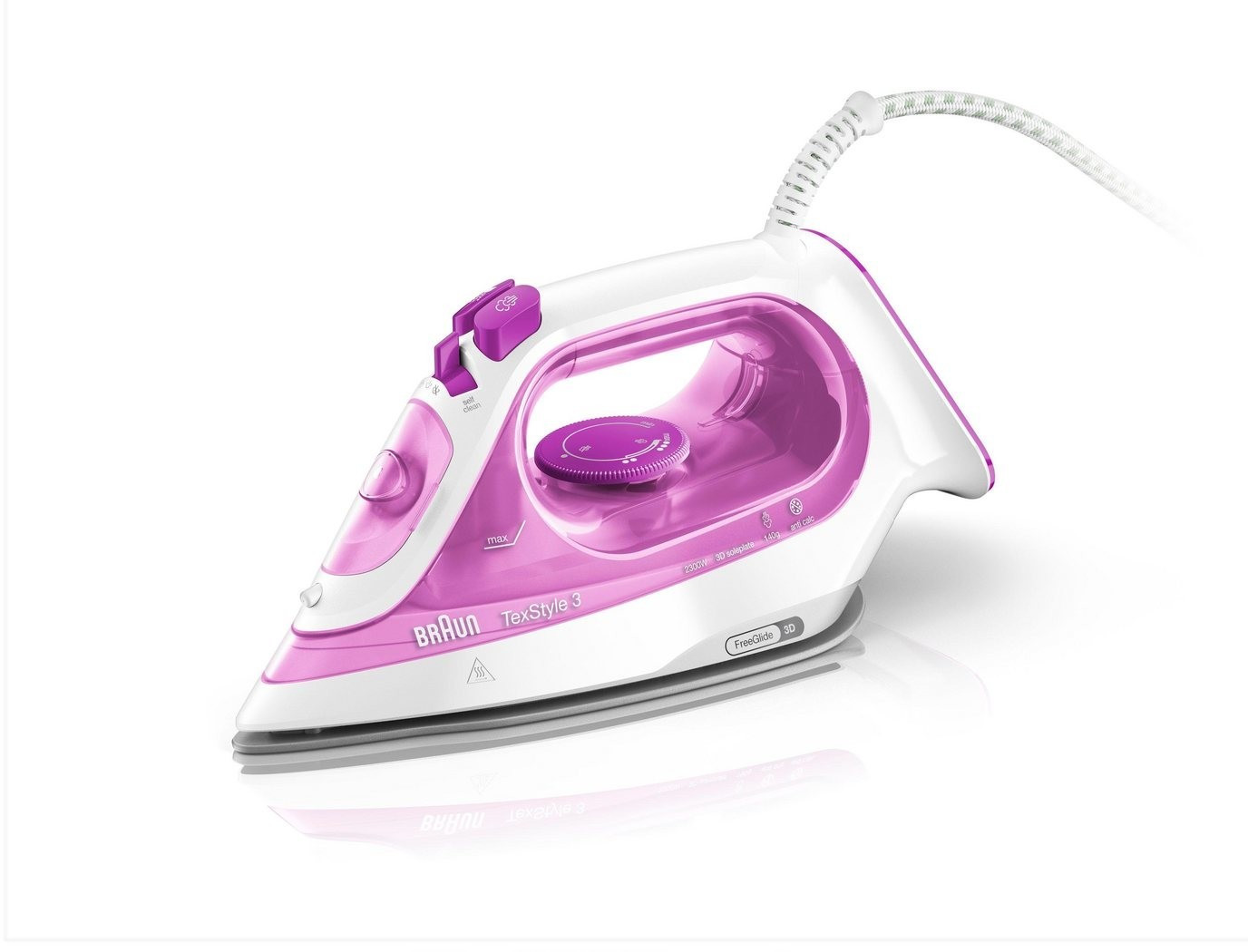 foto del prodotto braun texstyle 3 ferro a vapore si3030pu