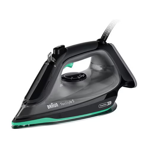 foto del prodotto braun texstyle 5 si 5277 gr ferro da stiro ferro da stiro a secco e a vapore piastra in ceramica 2700 w verde
