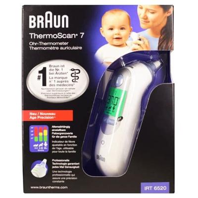 foto del prodotto braun thermoscan 7 rilevazione da remoto bianco orecchio