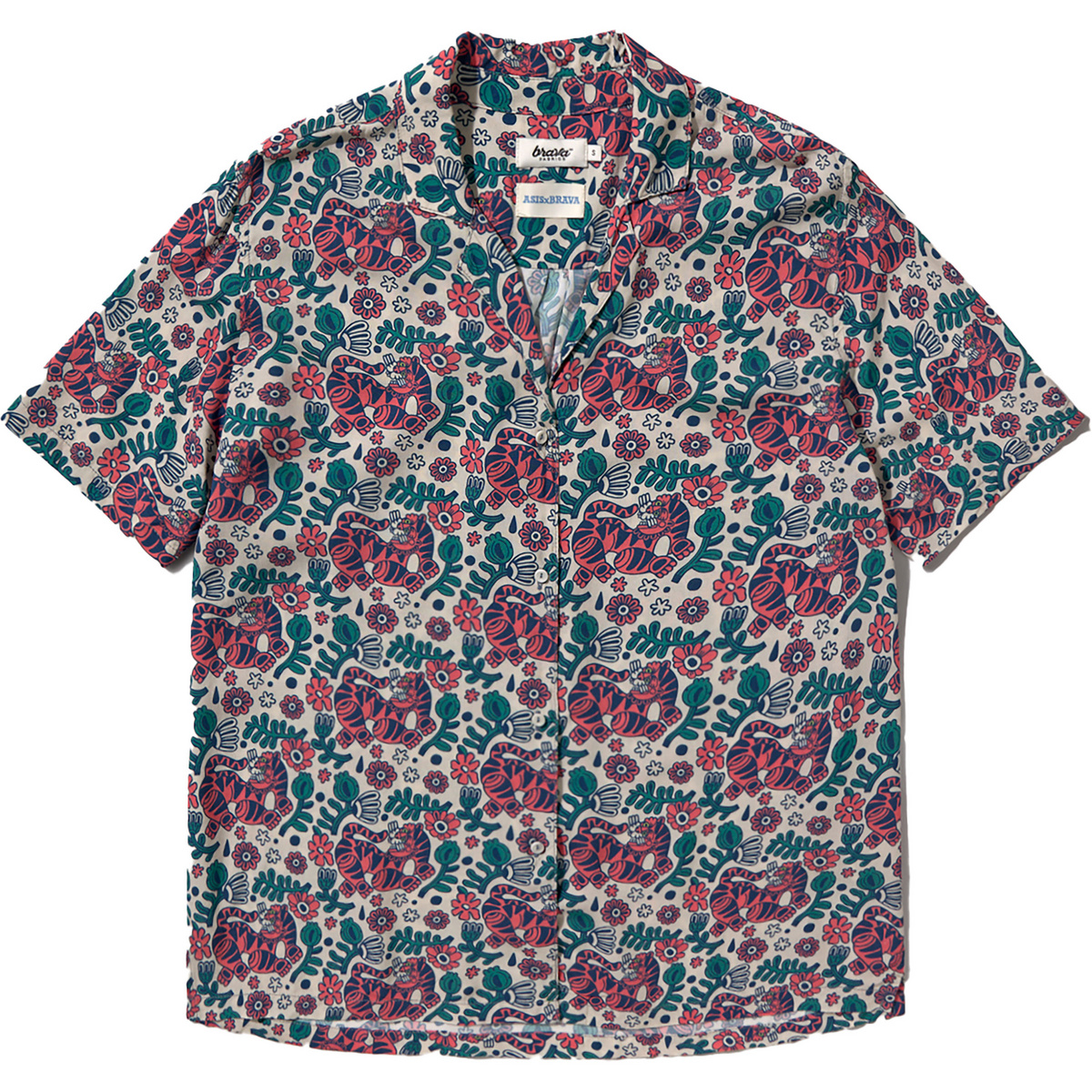 foto del prodotto brava fabrics donna camicetta asis percales tigris aloha