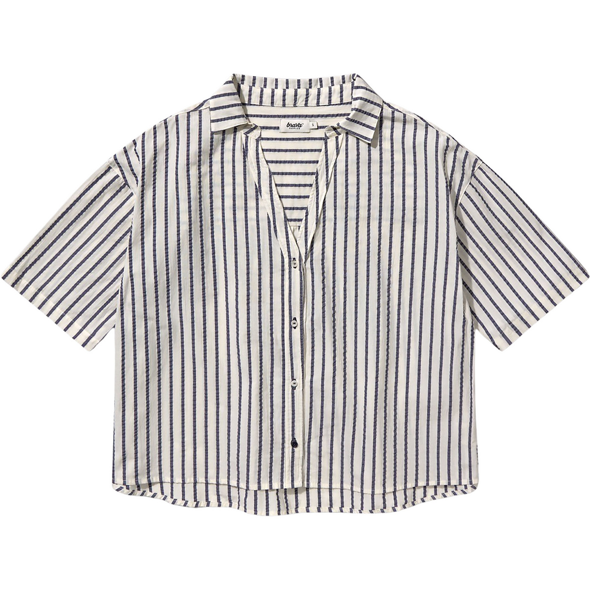 foto del prodotto brava fabrics donna camicetta sailor oversized cropped
