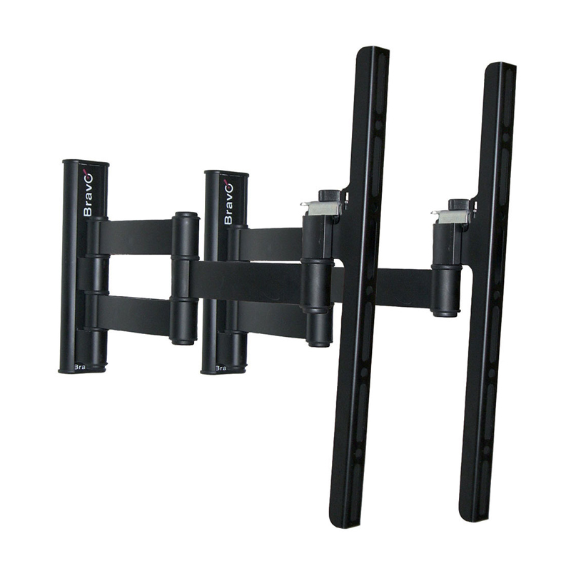 foto del prodotto bravo lcd 4 - staffa a muro a 3 snodi per tv 32/55 - max 25 kg - vesa 600x400