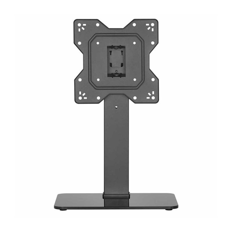 foto del prodotto bravo tv stand 2 staffa da tavolo con base in cristallo temperato per tv 23 43 max 40 kg vesa 100 200