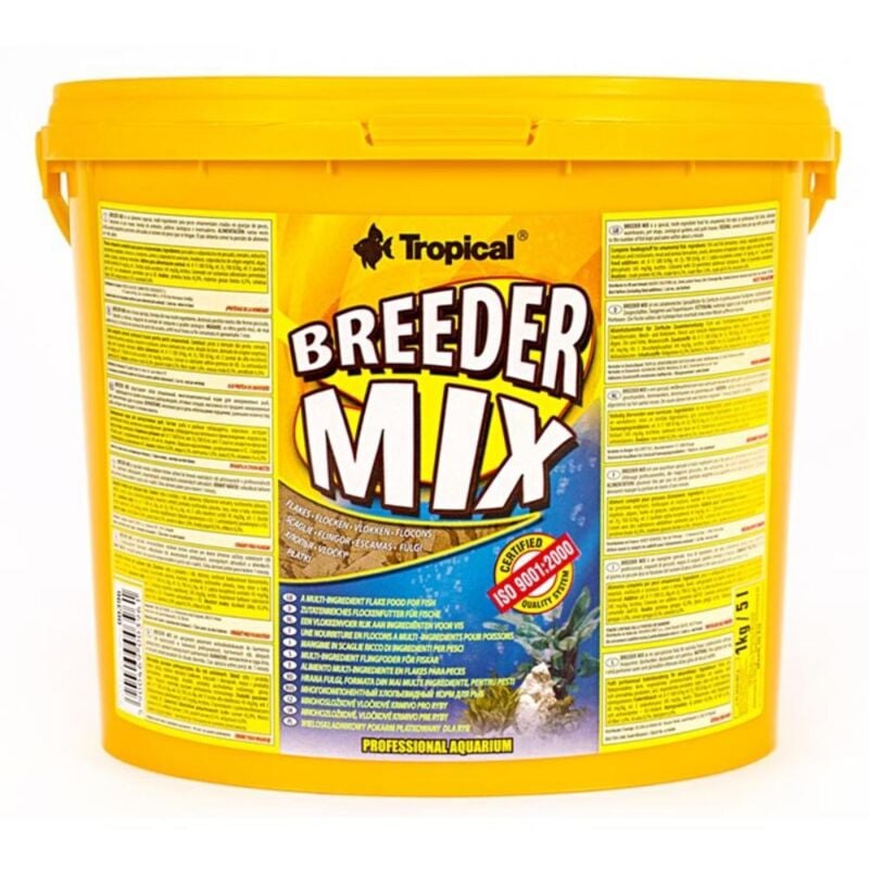 foto del prodotto breeder mix secchiello allevatori 5000ml 1kg tropical