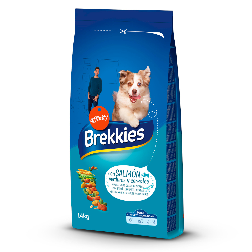 foto del prodotto brekkies dog salmone 14 kg